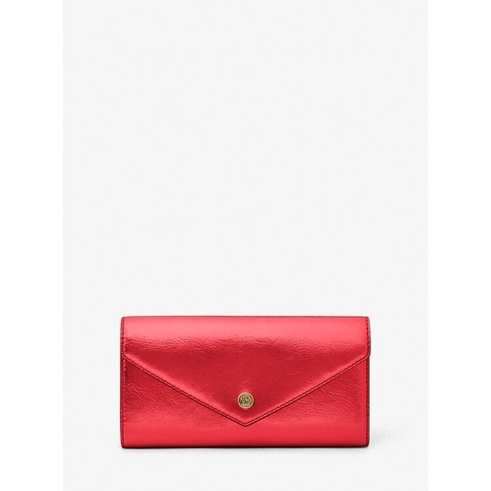 Michael Kors Jet Set Travel Large Patent Envelope Wallet